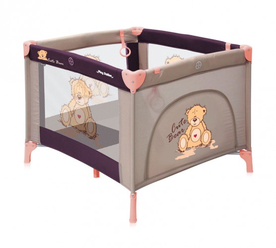 Игровой манеж Bertoni (Lorelli) Play Station Beige Bear