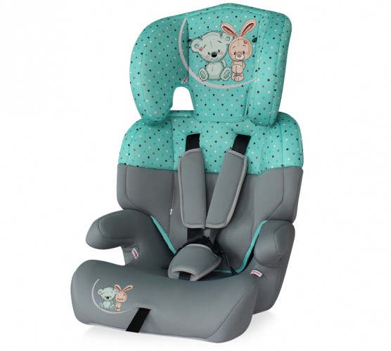 Автокресло Bertoni (Lorelli) Junior от 9 до 36 кг Grey&Green Friends