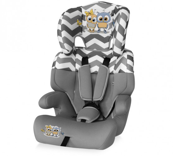 Автокресло Bertoni (Lorelli) Junior от 9 до 36 кг Grey Baby Owls