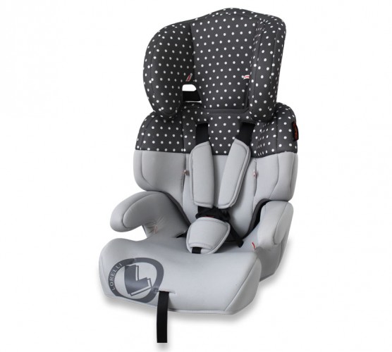 Автокресло Bertoni (Lorelli) Junior от 9 до 36 кг Grey Dots