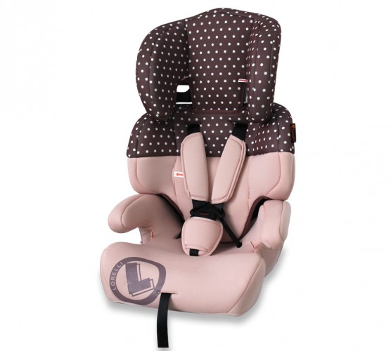 Автокресло Bertoni (Lorelli) Junior от 9 до 36 кг Dawn Rose Dots