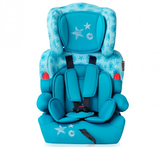 Автокресло Bertoni (Lorelli) Kiddy от 9 до 36 кг Aquamarine Stars 1758