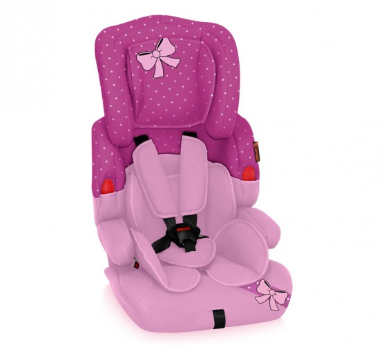 Автокресло Bertoni (Lorelli) Kiddy от 9 до 36 кг Pink Ribbon