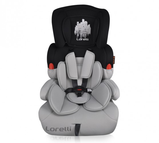 Автокресло Bertoni (Lorelli) Kiddy от 9 до 36 кг Black&Grey Skyline