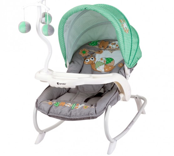 Шезлонг Bertoni (Lorelli) Dream Time Green&Grey Snail 1708