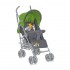 Детская коляска трость Bertoni (Lorelli) Fiesta + чехол на ножки Green&Grey Safari
