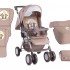 Прогулочная коляска Bertoni (Lorelli) COMBI Beige Daisy Bears 1730