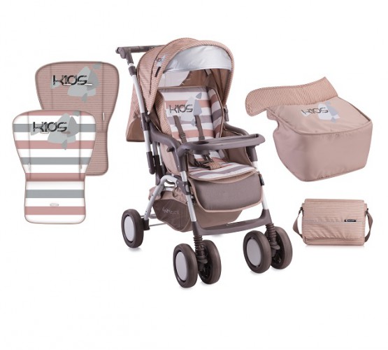 Прогулочная коляска Bertoni (Lorelli) COMBI Beige Kids