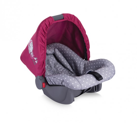 Автокресло Bertoni (Lorelli) от 0 до 13 кг Bodyguard Grey&Pink Girl 1644