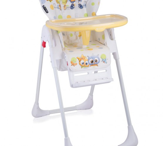 Стульчик для кормления Bertoni (Lorelli) Tutti Frutti  White Baby Owls 1710