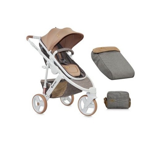 Коляска трансформер Bertoni (Lorelli) Calibra 3 Beige