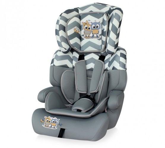 Автокресло Bertoni (Lorelli) 9 - 36 кг Junior Plus Grey Baby Owls