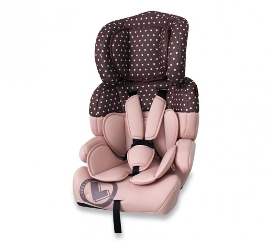 Автокресло Bertoni (Lorelli) 9 - 36 кг Junior Plus Dawn Rose Dots