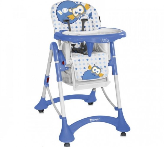 Стульчик для кормления Bertoni (Lorelli) ELITE Blue Baby Owls