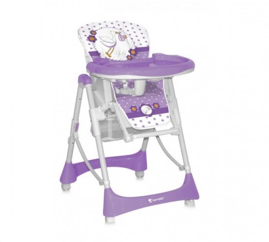 Стульчик для кормления Bertoni (Lorelli) LOLLIPOP Violet Stork