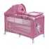 Манеж кровать Bertoni (Lorelli) Nanny 2 Plus Pink Kitten