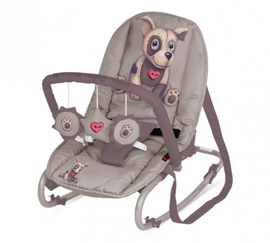 Шезлонг Bertoni (Lorelli) TOP RELAX XL Beige Dog